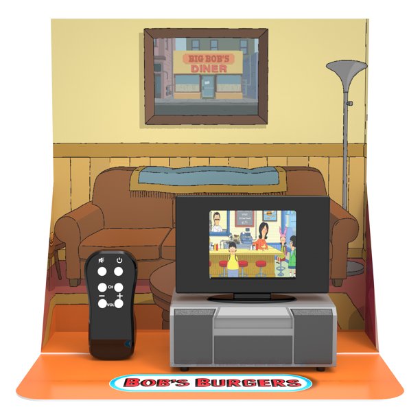 Basic Fun - Tiny TV Classics with Working Remote Control - Bob’s Burgers (Clips from Season 3) 06926 LAST ONE!