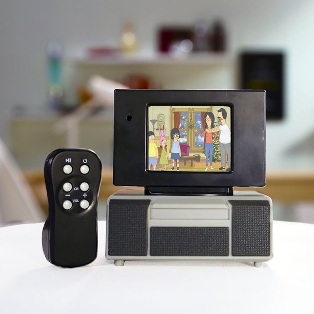 Basic Fun - Tiny TV Classics with Working Remote Control - Bob’s Burgers (Clips from Season 3) 06926 LAST ONE!