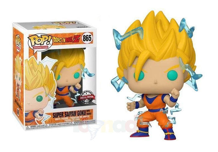Funko Pop Animation #865 Dragon Ball Z: Super Saiyan Goku With Energy Previews Exclusive Vinyl 50340 LAST ONE!