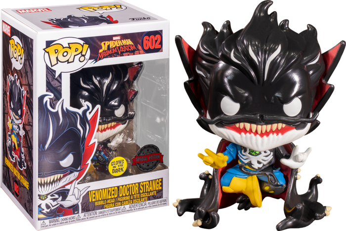 Funko Pop! Marvel - Spider-Man Maximum Venom #602 - Venomized Doctor Strange Vinyl Figure