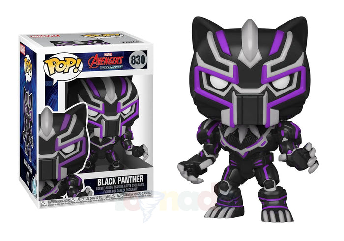 Funko Pop! Marvel #830 - Avengers Mech Strike - Black Panther Vinyl Figure (55234) LOW STOCK