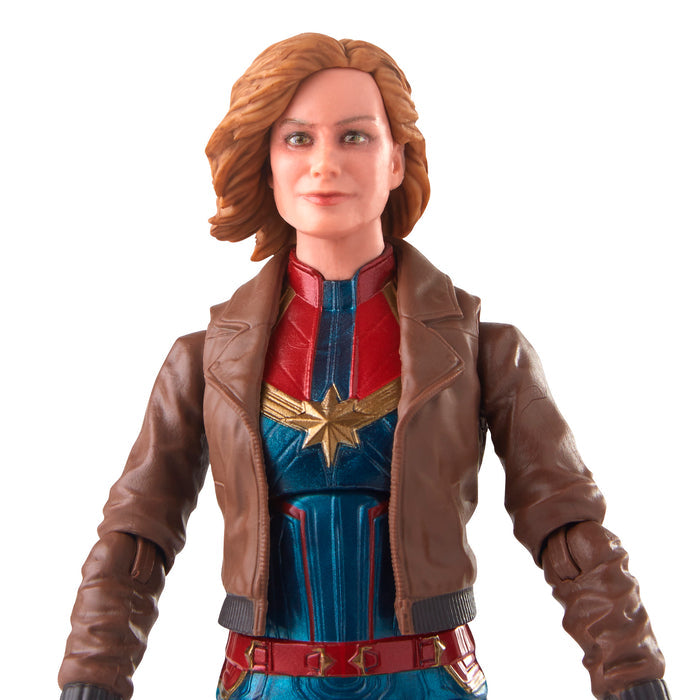 Hasbro - Marvel Legends - Captain Marvel - Kree Sentry BAF - Carol Danvers Figure in Bomber Jacket (E3888)