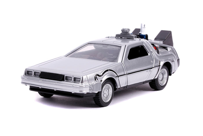 Jada - Hollywood Rides - Back to the Future II - DeLorean Time Machine - 1:32 Diecast Vehicle (30541)