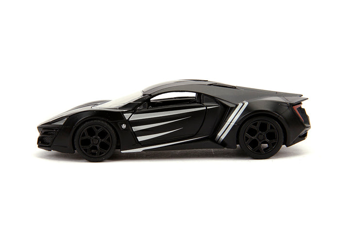 Jada - Hollywood Rides - Metals Die Cast - Marvel - Black Panther - Lykan Hypersport 1:32 Vehicle (30302)