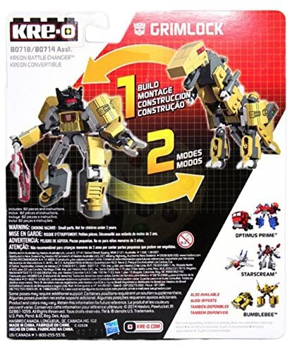 KRE-O Transformers - Kreon Battle Changer - Grimlock (B0718) Building Toy LOW STOCK