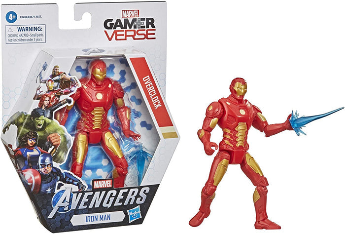 Marvel Gamerverse - Avengers - Iron Man (Overclock) Action Figure (F0280)