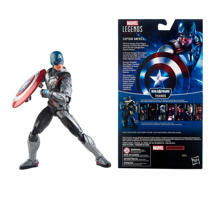 Marvel Legends - Avengers: End Game (2019) - Thanos BAF - Captain America Action Figure (E3965) LOW STOCK