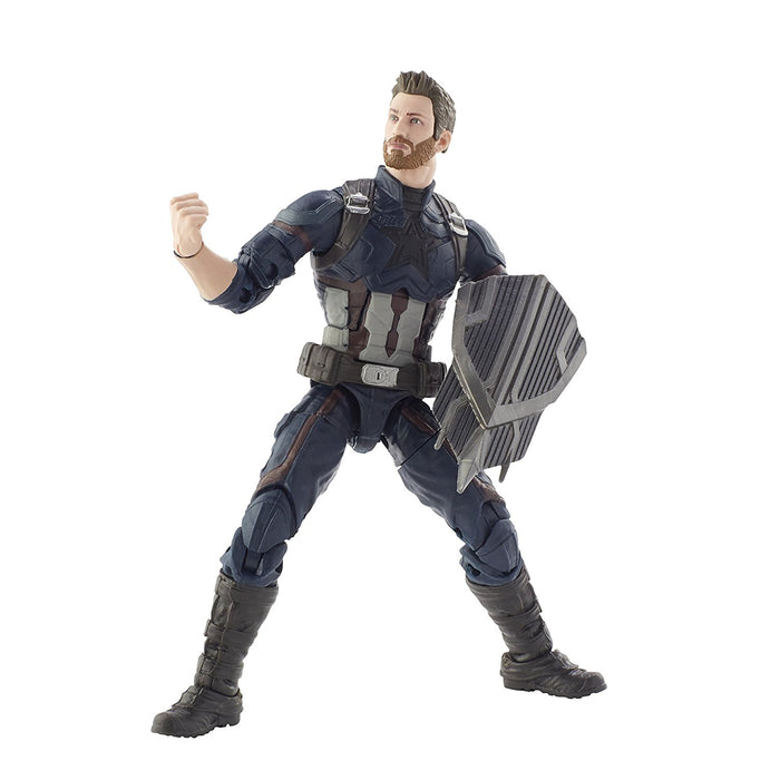 Marvel Legends - Avengers: Infinity War - Thanos (Infinity War) BAF - Captain America Action Figure (E1387)