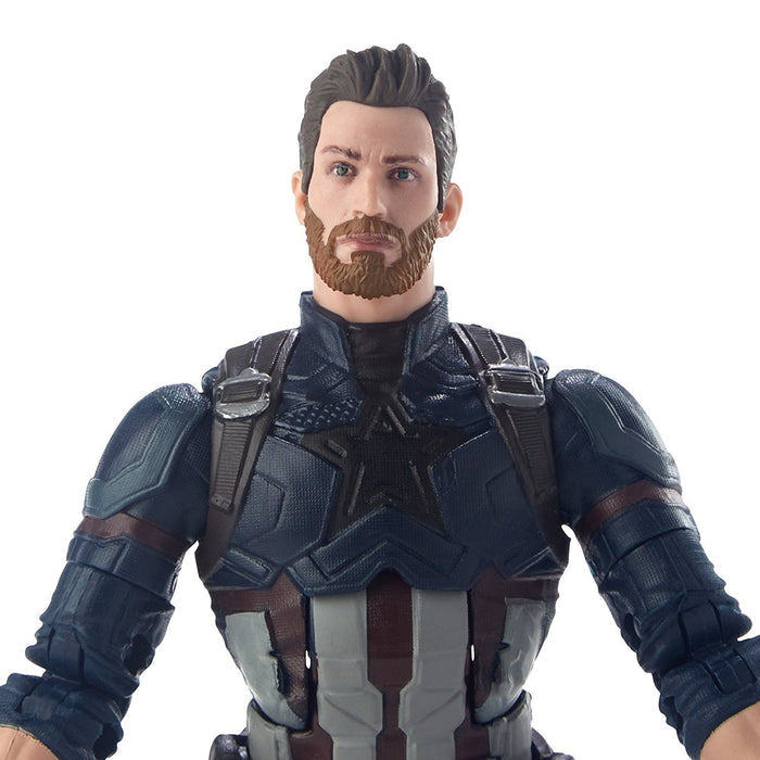 Marvel Legends - Avengers: Infinity War - Thanos (Infinity War) BAF - Captain America Action Figure (E1387)