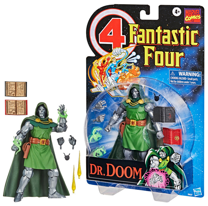 Marvel Legends - Retro Series - Fantastic Four - Vintage Dr. Doom Action Figure (E9627)