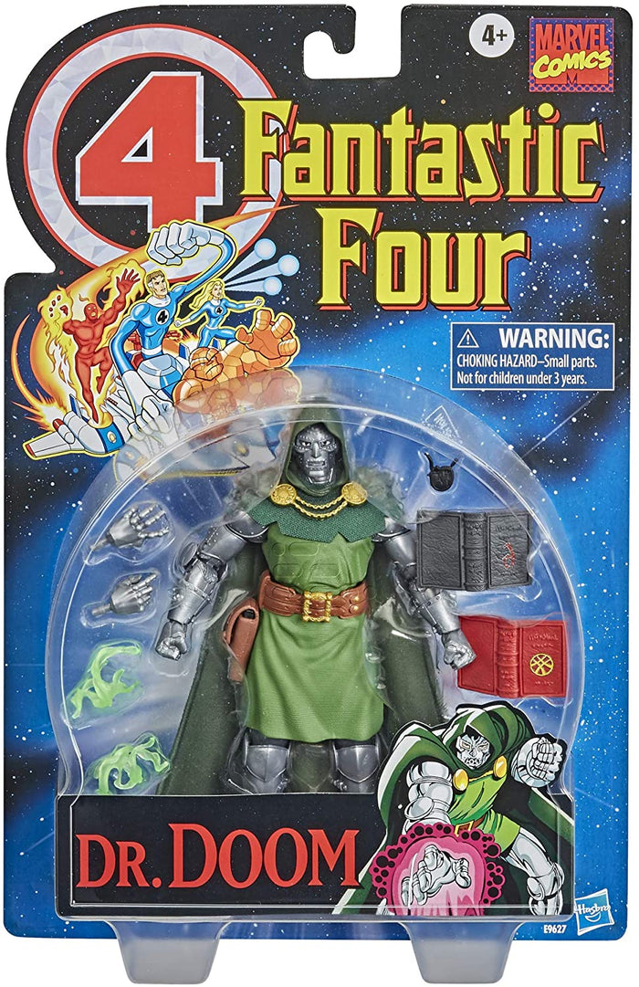 Marvel Legends - Retro Series - Fantastic Four - Vintage Dr. Doom Action Figure (E9627)
