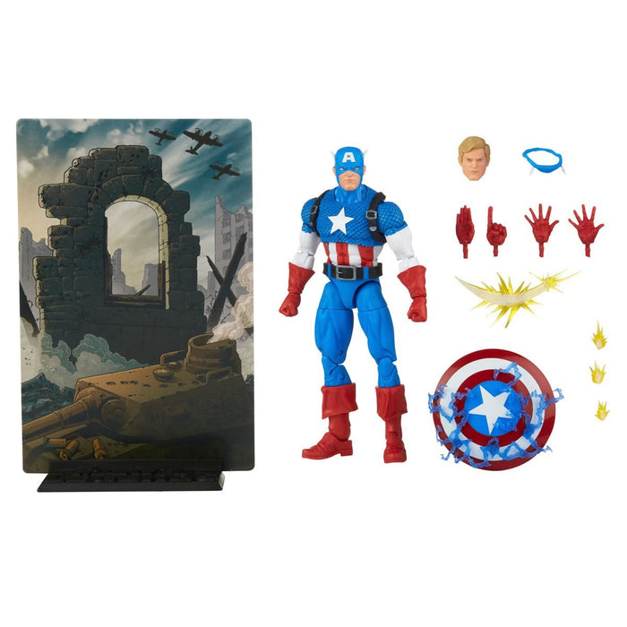 Marvel Legends: Retro Collection - 20th Anniversary Series 1 - Captain America Action Figure (F3439) LOW STOCK