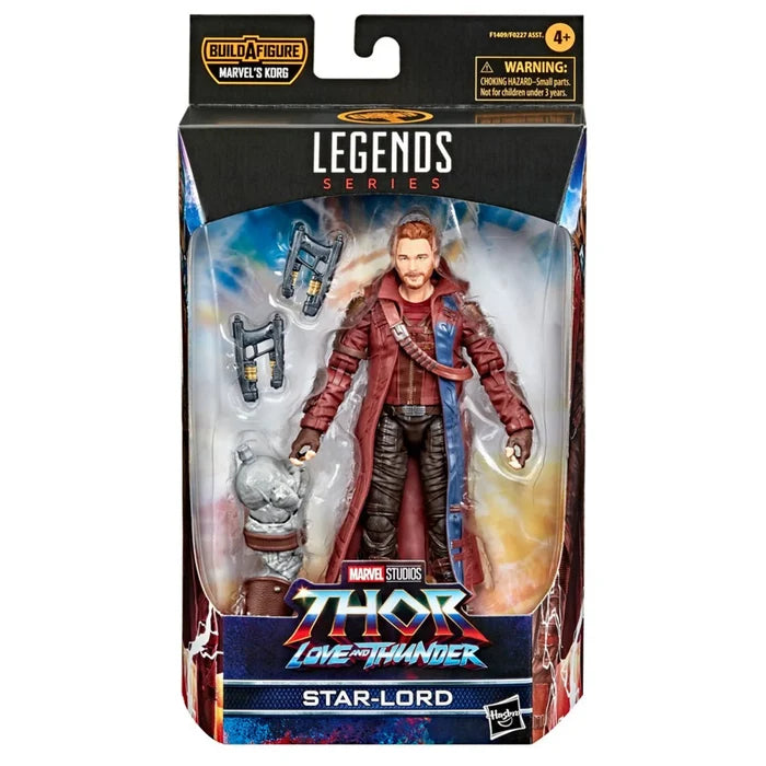 Marvel Legends Series - Thor: Love and Thunder - Korg BAF - Star-Lord Action Figure (F1409) LOW STOCK