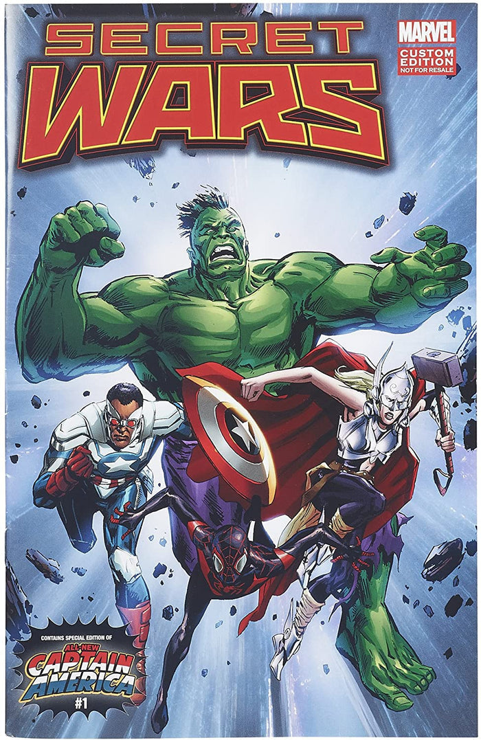 Marvel Legends Special Edition Comic Book - Secret Wars - Shield-Wielding Heroes Action Figures (B6409)