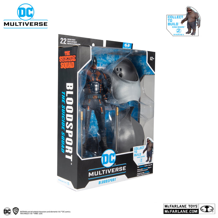 McFarlane: DC Multiverse - King Shark BAF - Suicide Squad (Movie) - Bloodsport Action Figure (15432) LOW STOCK