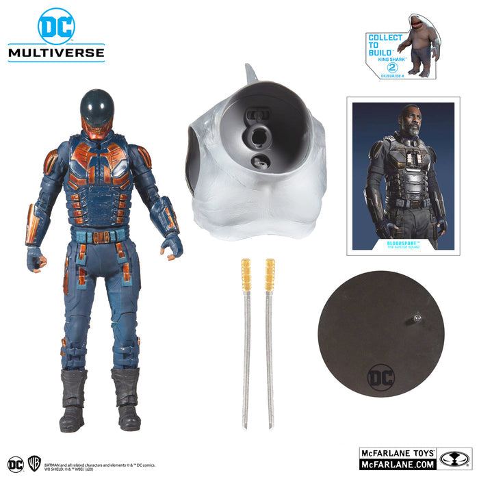 McFarlane: DC Multiverse - King Shark BAF - Suicide Squad (Movie) - Bloodsport Action Figure (15432) LOW STOCK