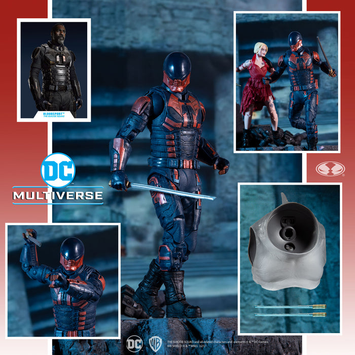 McFarlane: DC Multiverse - King Shark BAF - Suicide Squad (Movie) - Bloodsport Action Figure (15432) LOW STOCK