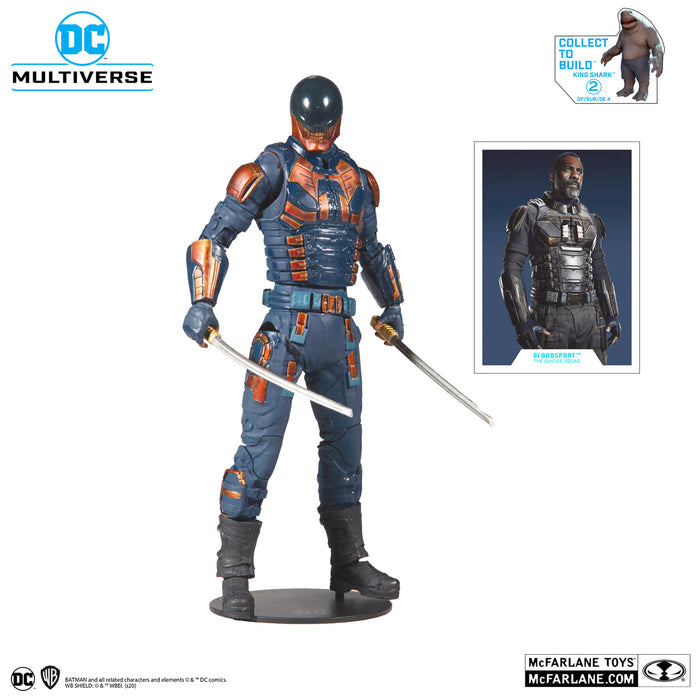 McFarlane: DC Multiverse - King Shark BAF - Suicide Squad (Movie) - Bloodsport Action Figure (15432) LOW STOCK