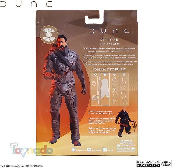 McFarlane Toys - Dune - Build-A Rabban BAF - Stilgar (The Fremen) 7-inch Action Figure (10784) LOW STOCK
