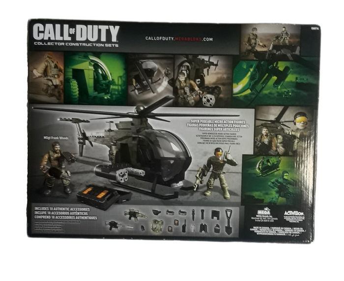 Mega Bloks - Call of Duty - Chopper Strike Collector Construction Sets (06816) Retired LAST ONE!