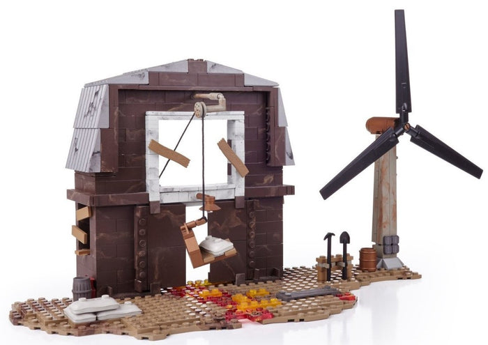 Mega Bloks - Call of Duty - Zombies Tranzit Farm (Barn, Windmill, 4 Zombie Figures) 06828 ULTRA RARE LAST ONE!