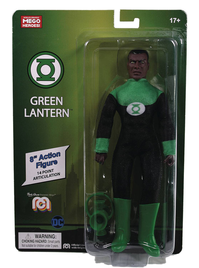 Mego Heroes - DC Comics - Justice League - Green Lantern (John Stewart) Action Figure (62827) LAST ONE!