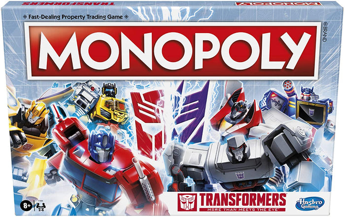 Monopoly: Transformers Collector\'s Edition Board Game (F1660) LOW STOCK