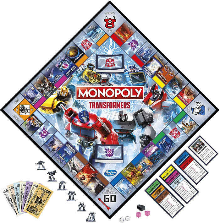 Monopoly: Transformers Collector\'s Edition Board Game (F1660) LOW STOCK