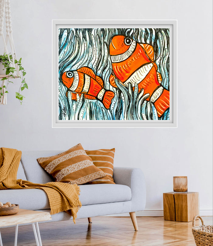 'One Fish Two Fish' Paper Print