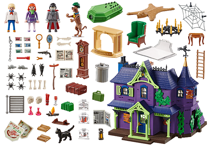 Playmobil - Scooby-Doo! - Adventure in the Mystery Mansion (70361) Playset