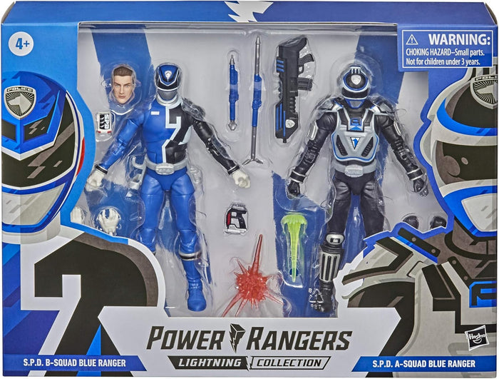 Power Rangers Lightning Collection: S.P.D. B-Squad Blue Ranger vs S.P.D. A-Squad Blue Ranger (F1171) LAST ONE!