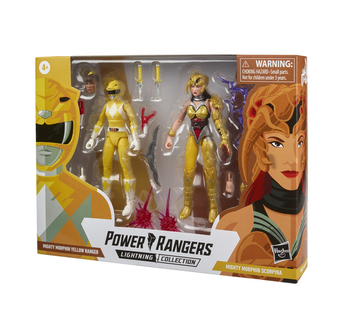 Power Rangers Lightning Collection Yellow Ranger Aisha vs. Scorpina 2-Pack Action Figures (F2046)