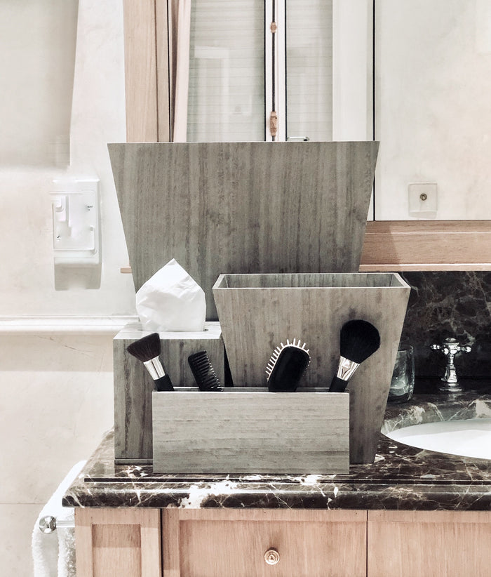 Rectangle Tissue Box - Sterling Grey