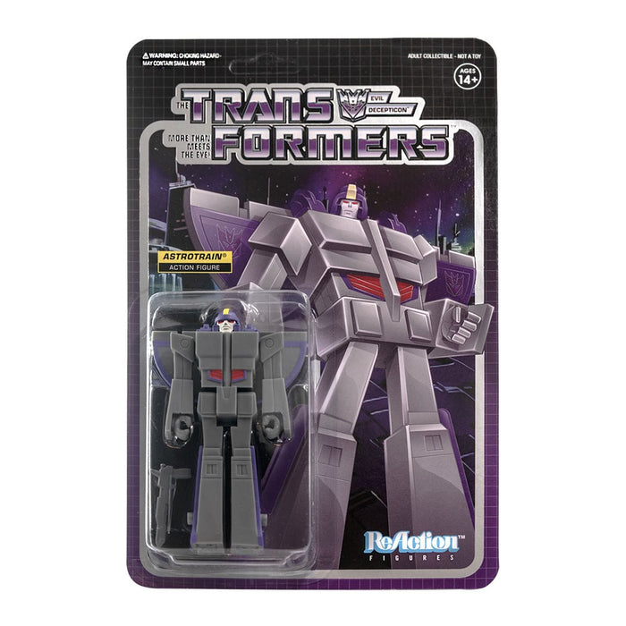 Super7 ReAction Figures - Transformers - Astrotrain Action Figure (80679) LOW STOCK