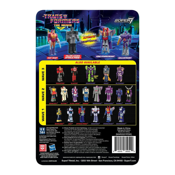 Super7 ReAction Figures - Transformers - Galvatron Action Figure (80952) LOW STOCK
