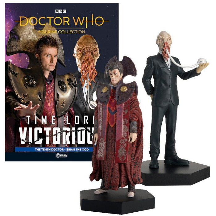 Time Lord Victorious: Alternate Tenth Doctor Who & Brian the Ood Figurine Collection Box Set 4 (DWTUK504)