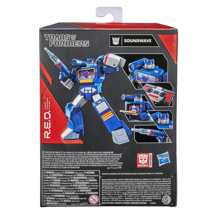 Transformers - R.E.D. [Robot Enhanced Design] - Soundwave Action Figure (E7838) LOW STOCK