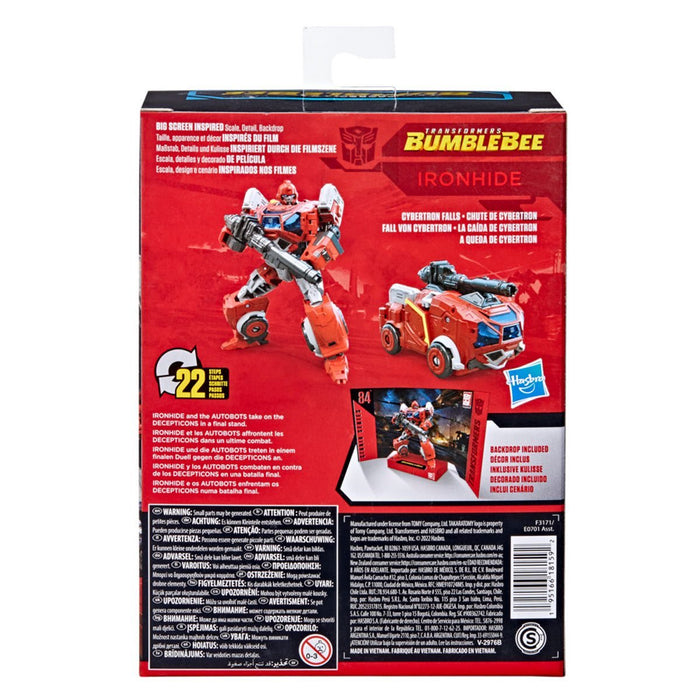 Transformers - Studio Series 84 - Bumblebee Movie - Deluxe Class - Ironhide Action Figure (F3171) LOW STOCK