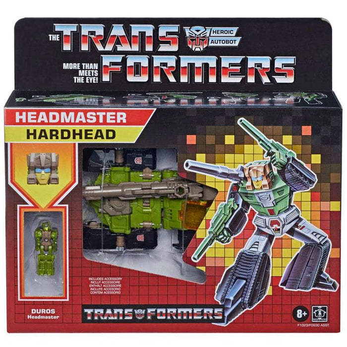 Transformers - Vintage Reissue - Deluxe-Class Headmaster Hardhead & Duros (F1023) Action Figures LOW STOCK