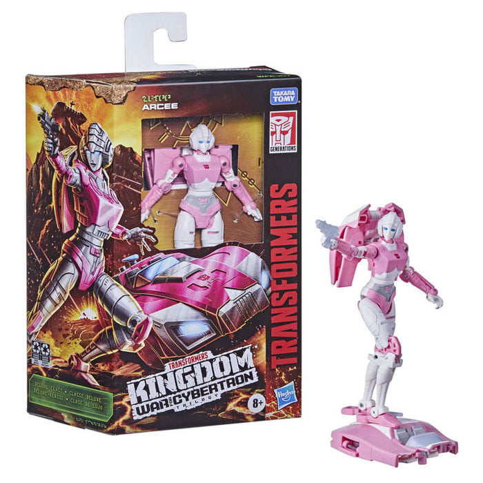 Transformers - War for Cybertron: Kingdom WFC-K17 Arcee Deluxe Action Figure (F0676)