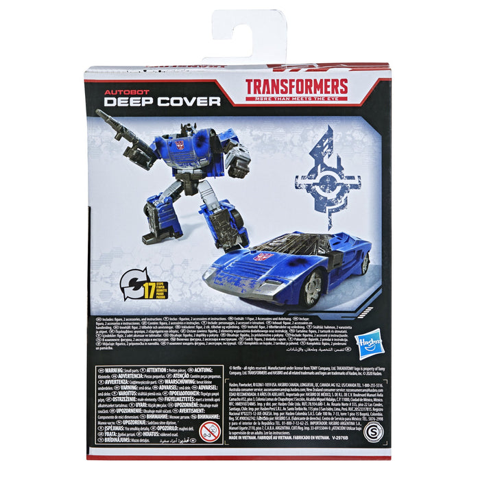 Transformers - War for Cybertron Trilogy (Netflix Series) - Deluxe Class - Deep Cover Figure (F0985) LOW STOCK