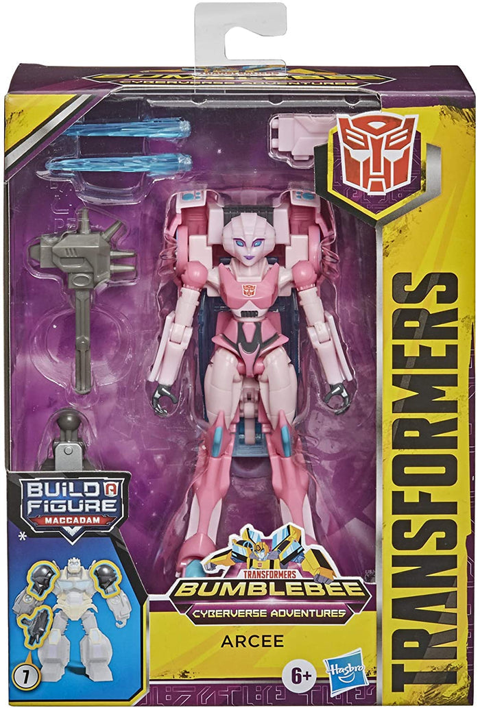 Transformers Bumblebee Cyberverse Adventures - Deluxe Class Arcee Action Figure (E7104) LOW STOCK
