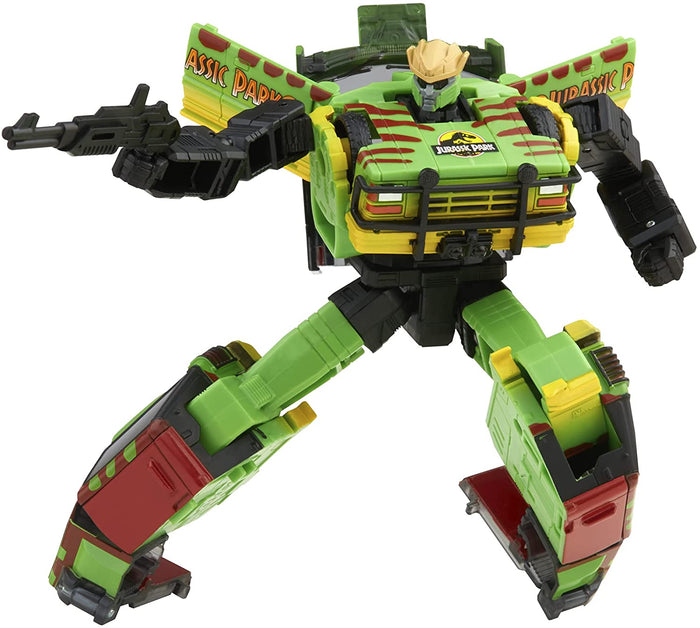 Transformers Collaborative - Jurassic Park - Tyrannocon Rex & Autobot JP93 Action Figures (F0632) LOW STOCK