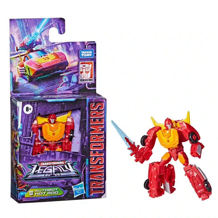 Transformers Generations Legacy - Core Class Hot Rod Action Figure (F3012)