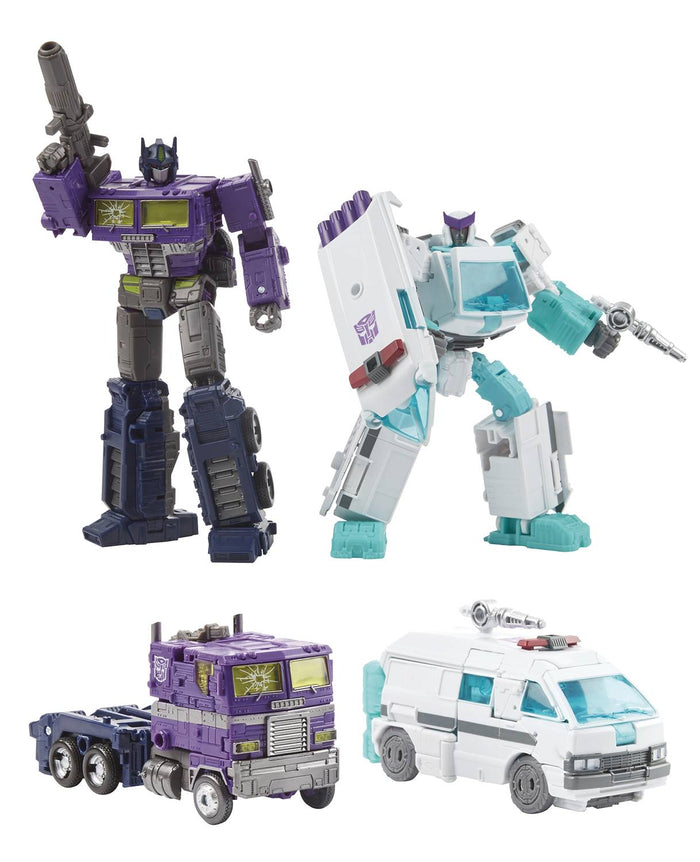 Transformers: Generations Selects (WFC-GS17) Shattered Glass Optimus Prime & Ratchet 2-Pack (F0859) LOW STOCK